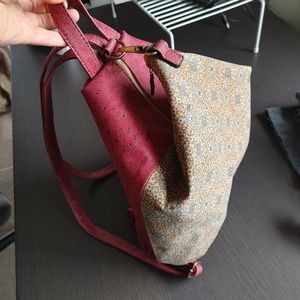 New Natural Cork Eco Multi wear bag back pack handmade